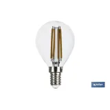 Comprar BOMBILLA LED ESFERICA FILAMENTO E14 Cofan | almacendeferreteriacor.es