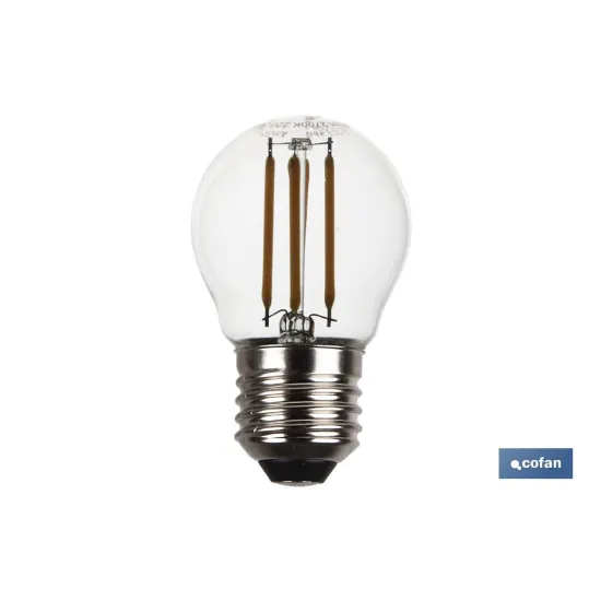 Comprar BOMBILLA LED ESFERICA FILAMENTO E27 Cofan | almacendeferreteriacor.es