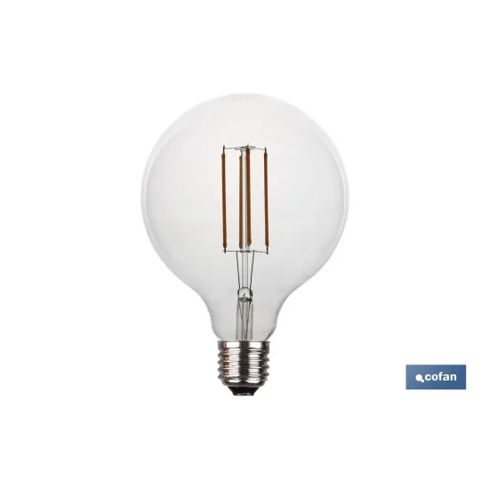 Comprar BOMBILLA LED GLOBO CLARO E27 4W 380 Cofan | almacendeferreteriacor.es