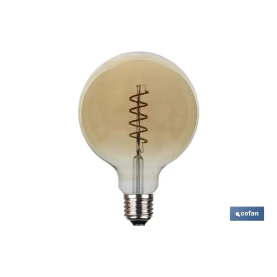 Comprar BOMBILLA LED GLOBO SPIRAL 4W E27 17 Cofan | almacendeferreteriacor.es