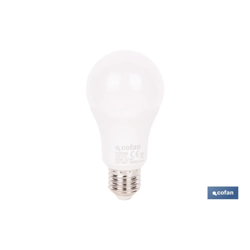 Comprar BOMBILLA LED CLASSIC E27 13 W 1521  Cofan | almacendeferreteriacor.es