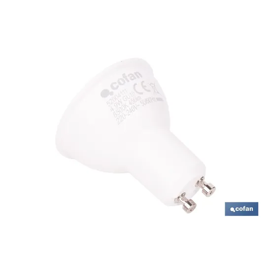 Comprar BOMBILLA LED GU10 4.9 W 450 LM 6500 Cofan | almacendeferreteriacor.es