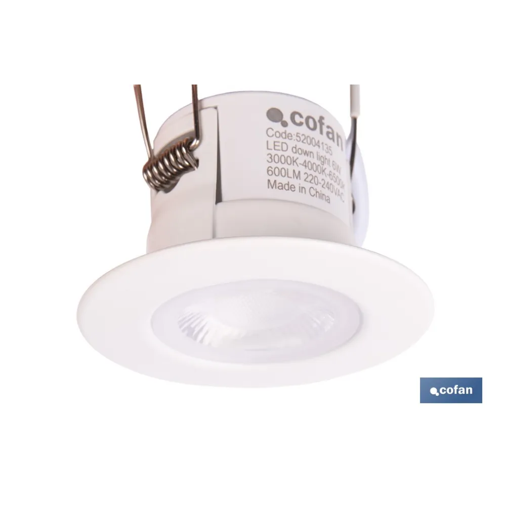 Comprar DOWNLIGHT ESTANCO 6 W IP65 600 LM 3 Cofan | almacendeferreteriacor.es
