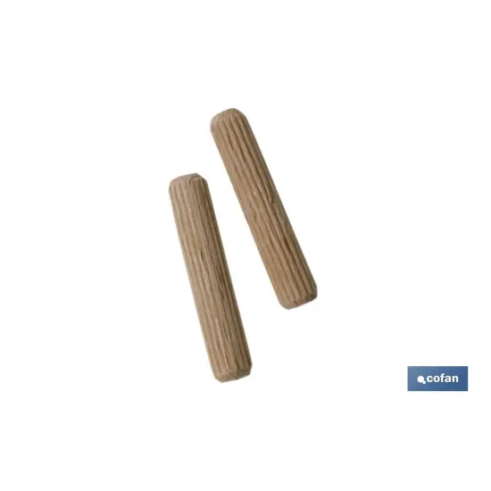 Comprar BLÍSTER DE 7 UDS. ESPIGA DE MADERA  Cofan | almacendeferreteriacor.es