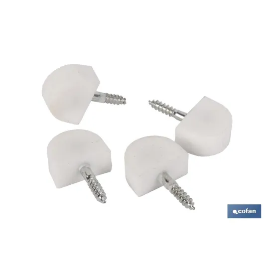 Comprar BL 4 UDS SOPORTE DE ESTANTE BLANCO  Cofan | almacendeferreteriacor.es