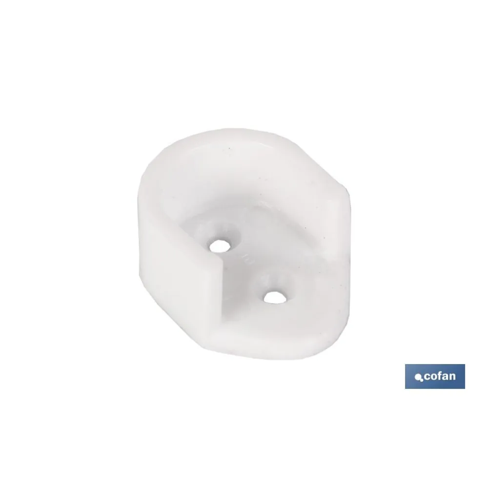 Comprar BL 2 UDS SOPORTE BARRA ARMARIO MARR Cofan | almacendeferreteriacor.es