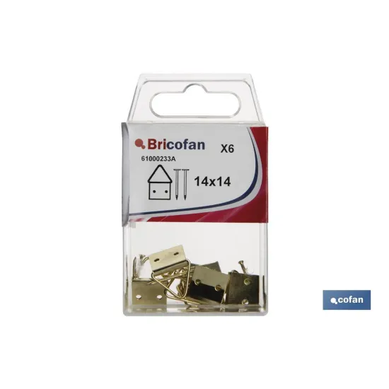 Comprar BL 5 UDS CUELGACUADROS 16 X 16MM (P Cofan | almacendeferreteriacor.es