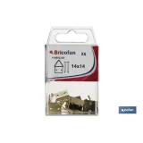 Comprar BL 5 UDS CUELGACUADROS 16 X 16MM (P Cofan | almacendeferreteriacor.es