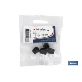 Comprar BL 4 UDS CONTERA NEGRA 22MM (PACK:  Cofan | almacendeferreteriacor.es