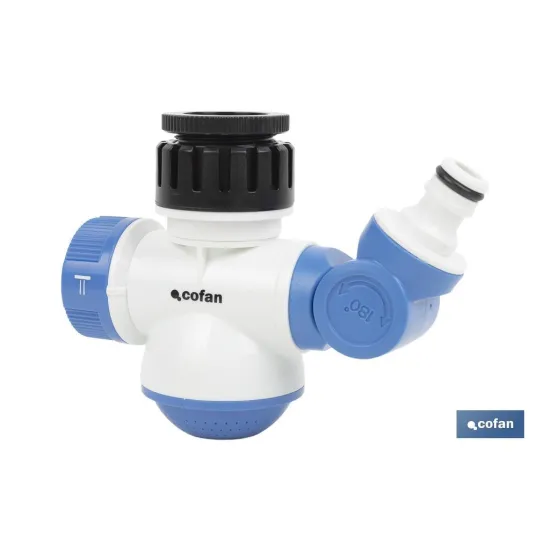Comprar ADAPTADOR GRIFO 3 FUNCIONES (PACK:  Cofan | almacendeferreteriacor.es