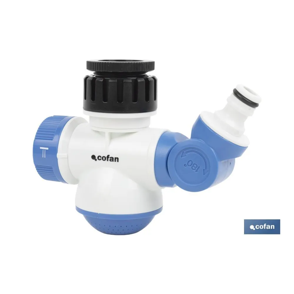 Comprar ADAPTADOR GRIFO 3 FUNCIONES (PACK:  Cofan | almacendeferreteriacor.es