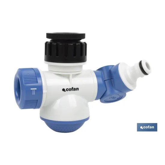 Comprar ADAPTADOR GRIFO 3 FUNCIONES (PACK:  Cofan | almacendeferreteriacor.es
