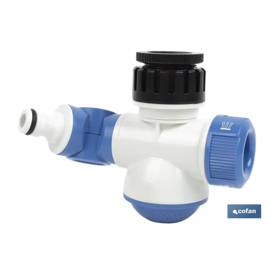 Comprar ADAPTADOR GRIFO 3 FUNCIONES (PACK:  Cofan | almacendeferreteriacor.es