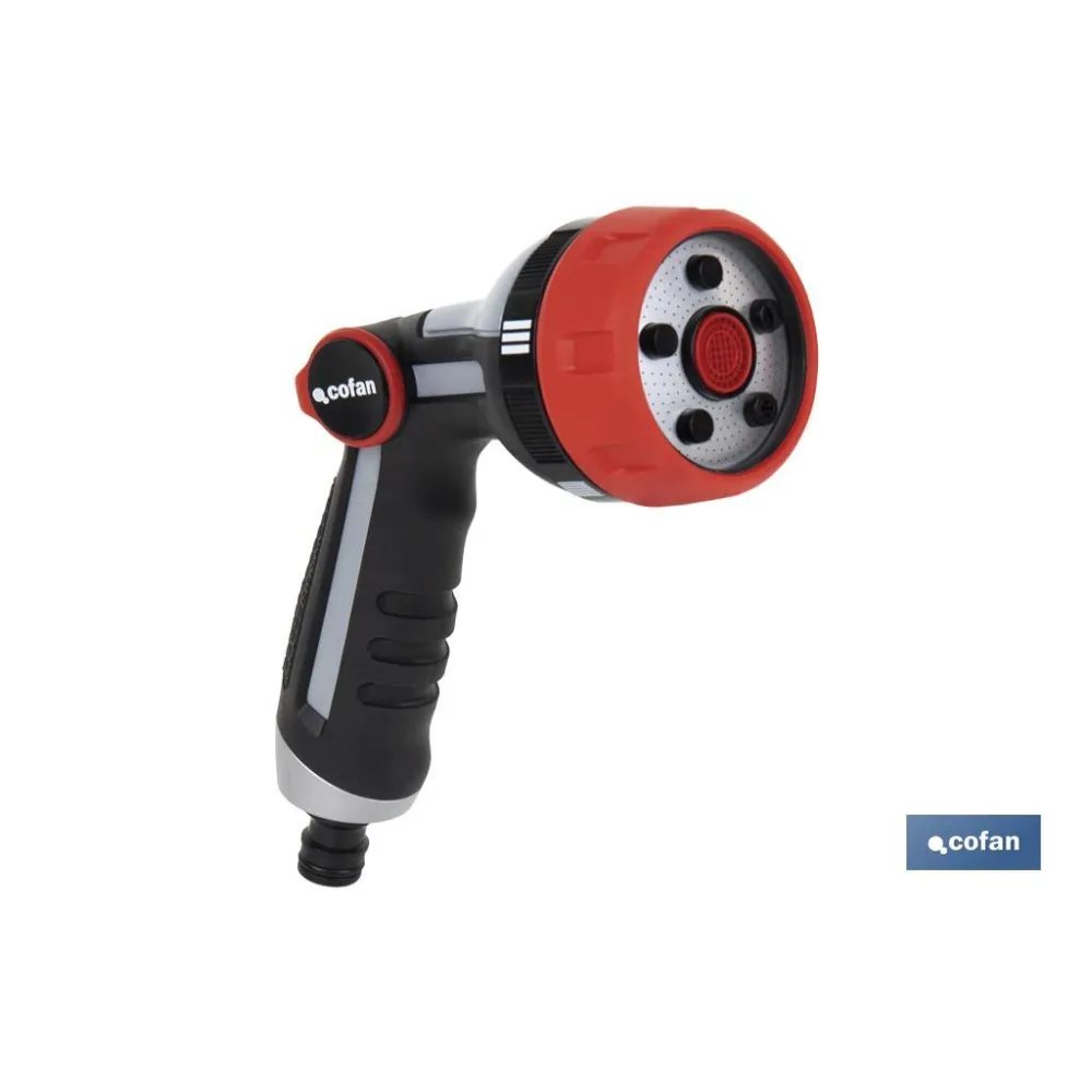 Comprar PISTOLA DE RIEGO CON CONTROL DE CAU Cofan | almacendeferreteriacor.es