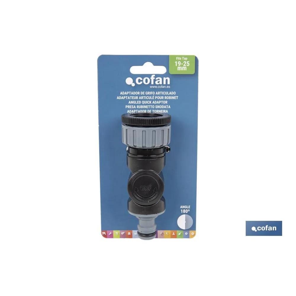 Comprar ADAPTADOR DE GRIFO ARTICULADO (PACK Cofan | almacendeferreteriacor.es