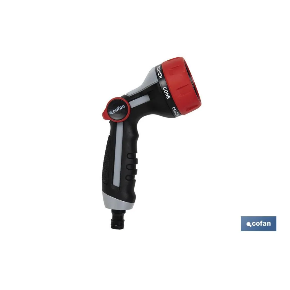 Comprar PISTOLA DE RIEGO 7 POSICIONES CON C Cofan | almacendeferreteriacor.es