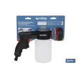 Comprar PISTOLA DE RIEGO 6 POSICIONES CON D Cofan | almacendeferreteriacor.es