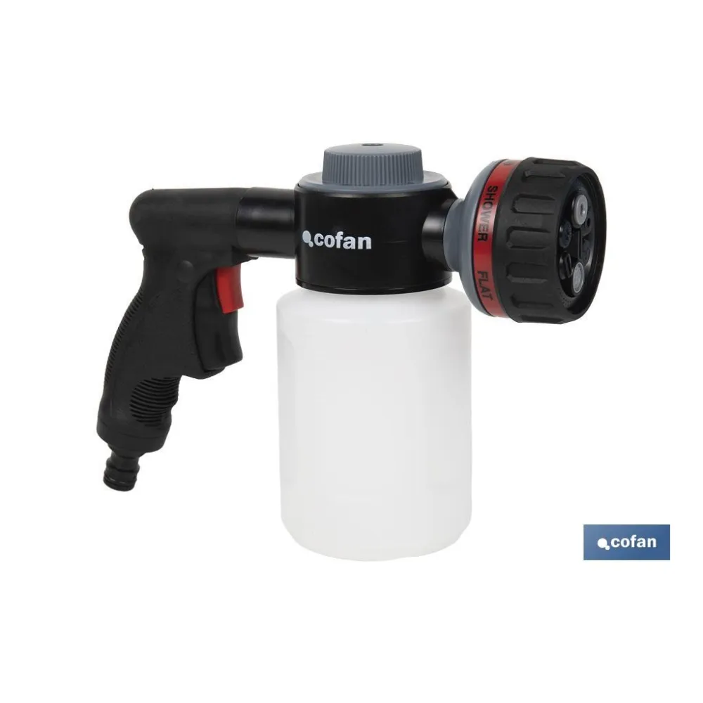 Comprar PISTOLA DE RIEGO 6 POSICIONES CON D Cofan | almacendeferreteriacor.es