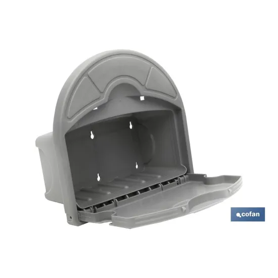 Comprar SOPORTE PARED PARA MANGUERA CON CAJ Cofan | almacendeferreteriacor.es