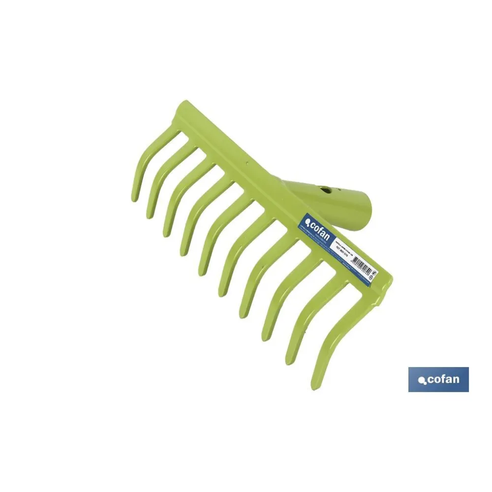 Comprar RASTRILLO JARDIN 10 PUAS (PACK: 1 U Cofan | almacendeferreteriacor.es