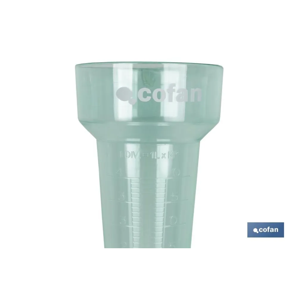 Comprar PLUVIÓMETRO 40 L CON PINCHO (PACK:  Cofan | almacendeferreteriacor.es