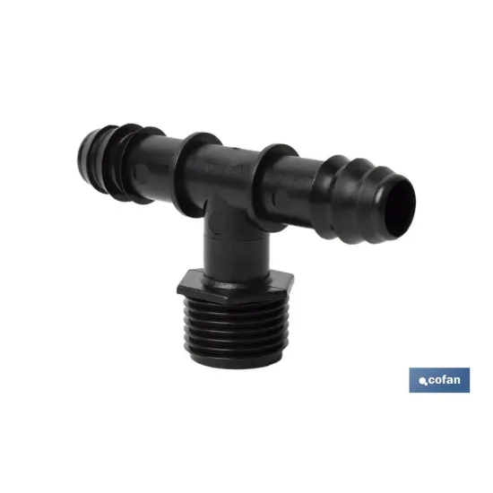 Comprar CONEXIÓN EN T R.MACHO Ø16MM-1/2 Ven Cofan | almacendeferreteriacor.es