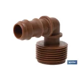 Comprar CON. EN CODO R.MACHO Ø16MM-3/4 (MAR Cofan | almacendeferreteriacor.es