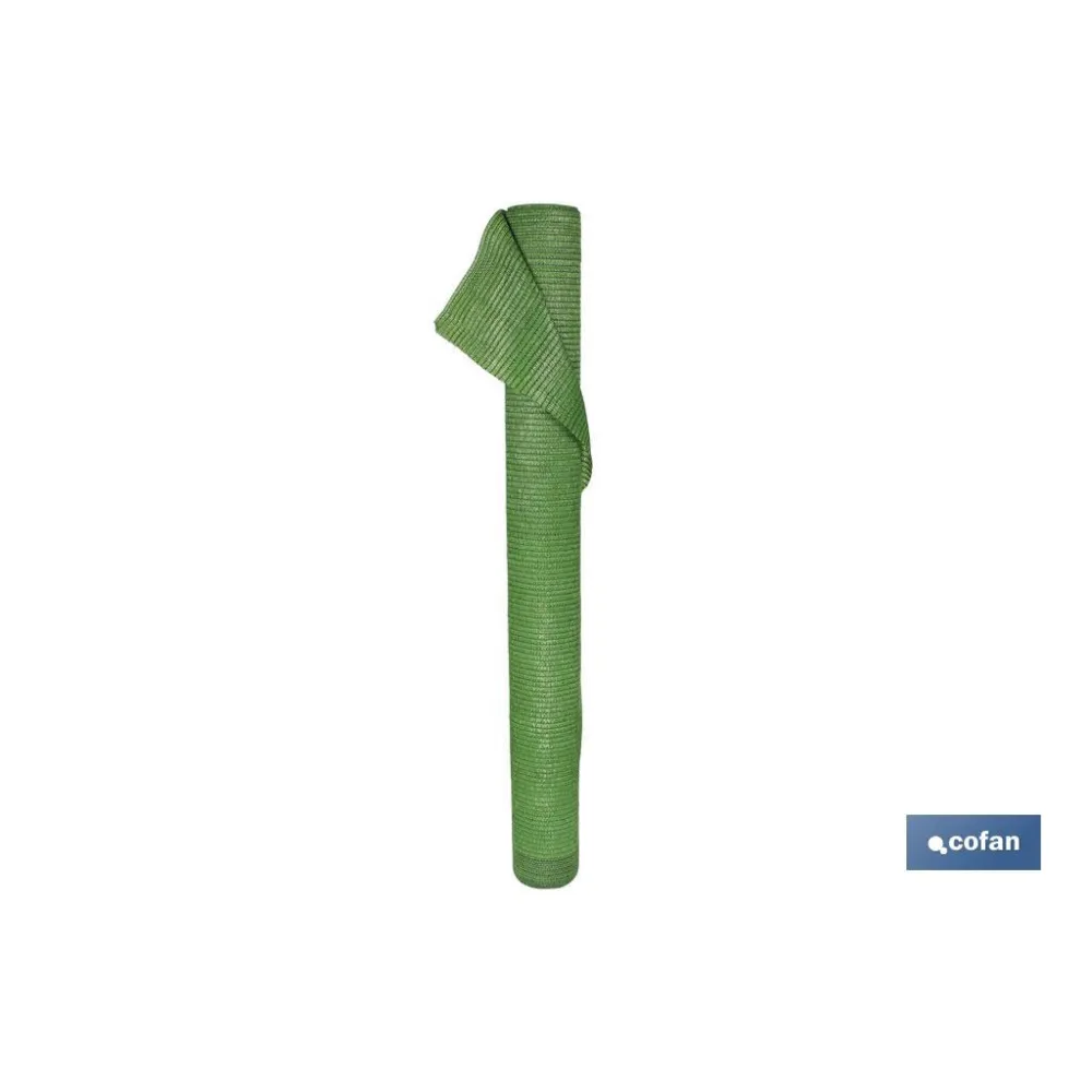 Comprar MALLA SOMBREO VERDE CLARO 80% / 90  Cofan | almacendeferreteriacor.es