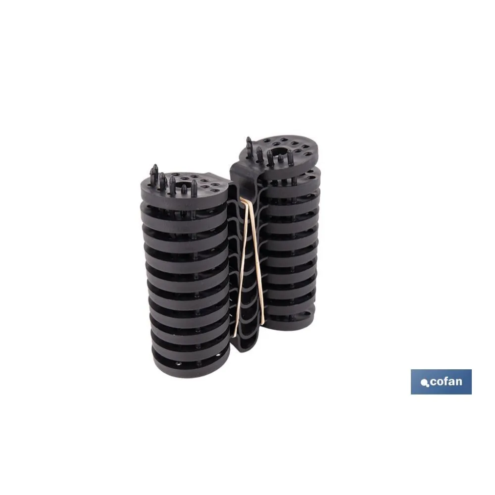 Comprar PACK 10 UDS. PINZA NEGRA PARA MALLA Cofan | almacendeferreteriacor.es