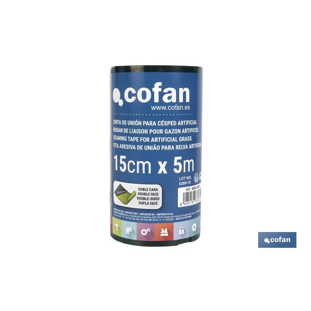 Comprar CINTA DE UNIÓN PARA CÉSPED ARTIFICI Cofan | almacendeferreteriacor.es