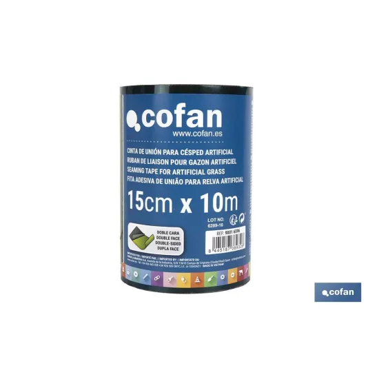 Comprar CINTA DE UNIÓN PARA CÉSPED ARTIFICI Cofan | almacendeferreteriacor.es