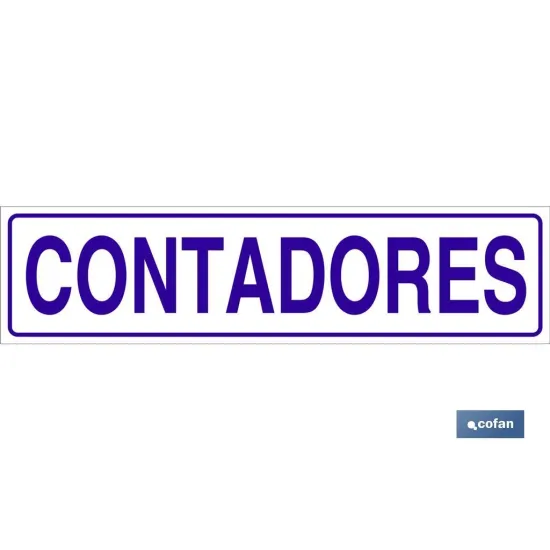 Comprar SEÑAL GLASSPACK ADHESIVA 250X62MM.  Cofan | almacendeferreteriacor.es
