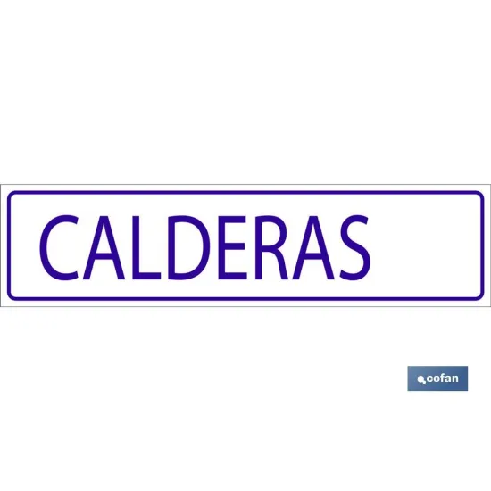 Comprar SEÑAL GLASSPACK ADHESIVA 250X62MM.  Cofan | almacendeferreteriacor.es