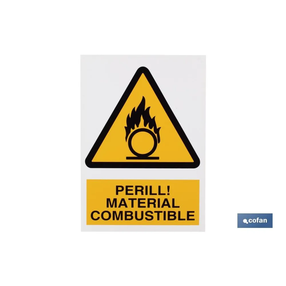 Comprar SEÑAL POLIESTIRENO 297X210 MM (PACK Cofan | almacendeferreteriacor.es