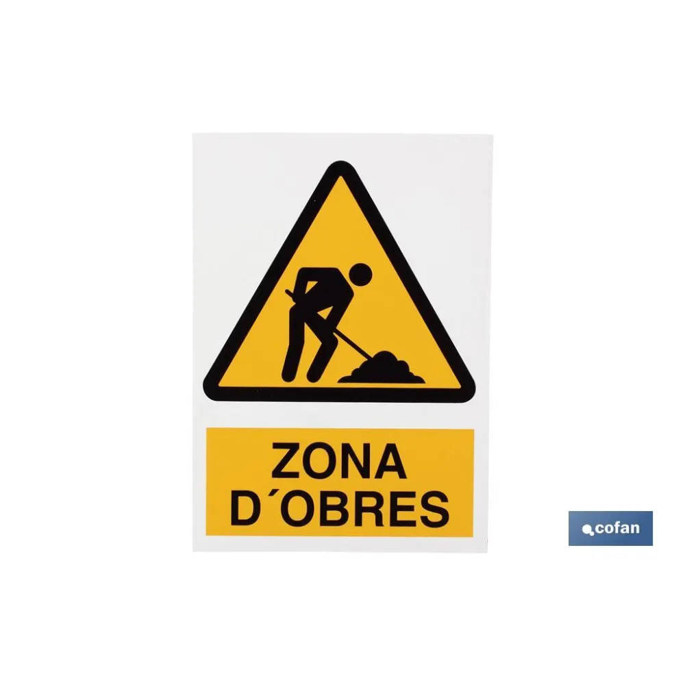 Comprar SEÑAL POLIESTIRENO 297X210 MM (PACK Cofan | almacendeferreteriacor.es