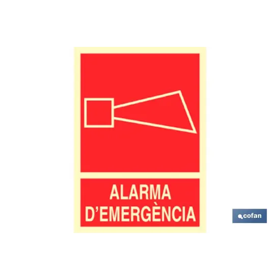 Comprar SEÑAL LUMINISCENTE 297X210MM. (PACK Cofan | almacendeferreteriacor.es