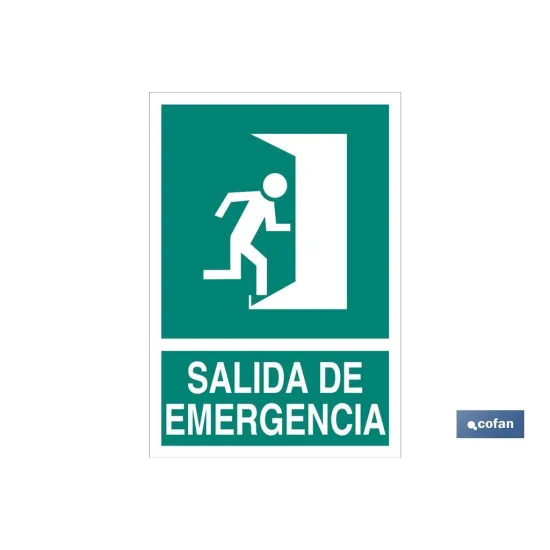 Comprar SEÑAL LUMINISCENTE 420X297MM. (PACK Cofan | almacendeferreteriacor.es