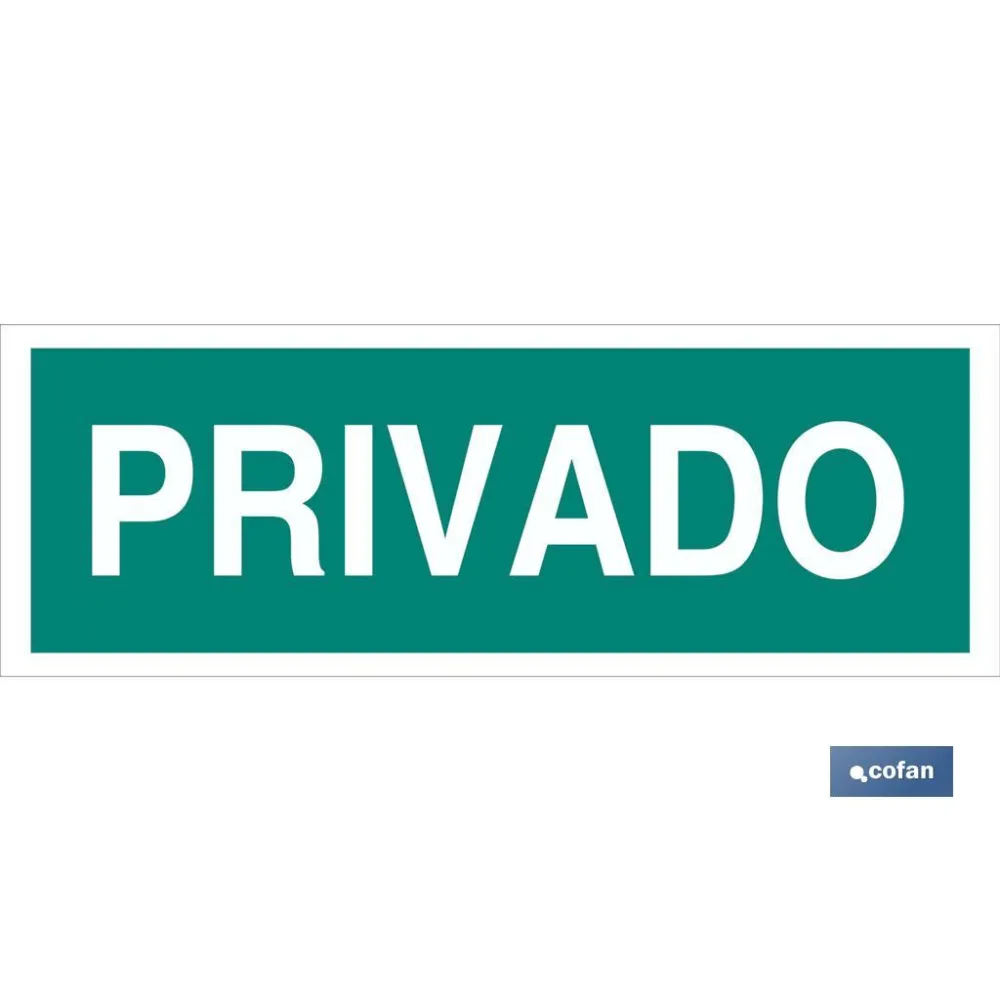 Comprar SEÑAL LUMINISCENTE 400X100MM (PACK: Cofan | almacendeferreteriacor.es