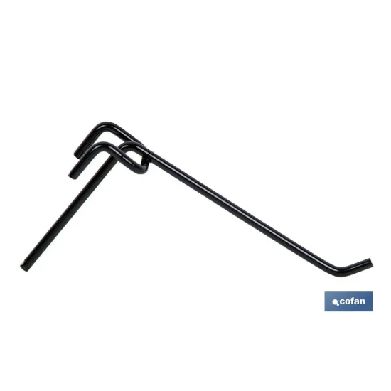 Comprar GANCHO SENCILLO AZUL 12 CMS (PACK:  Cofan | almacendeferreteriacor.es