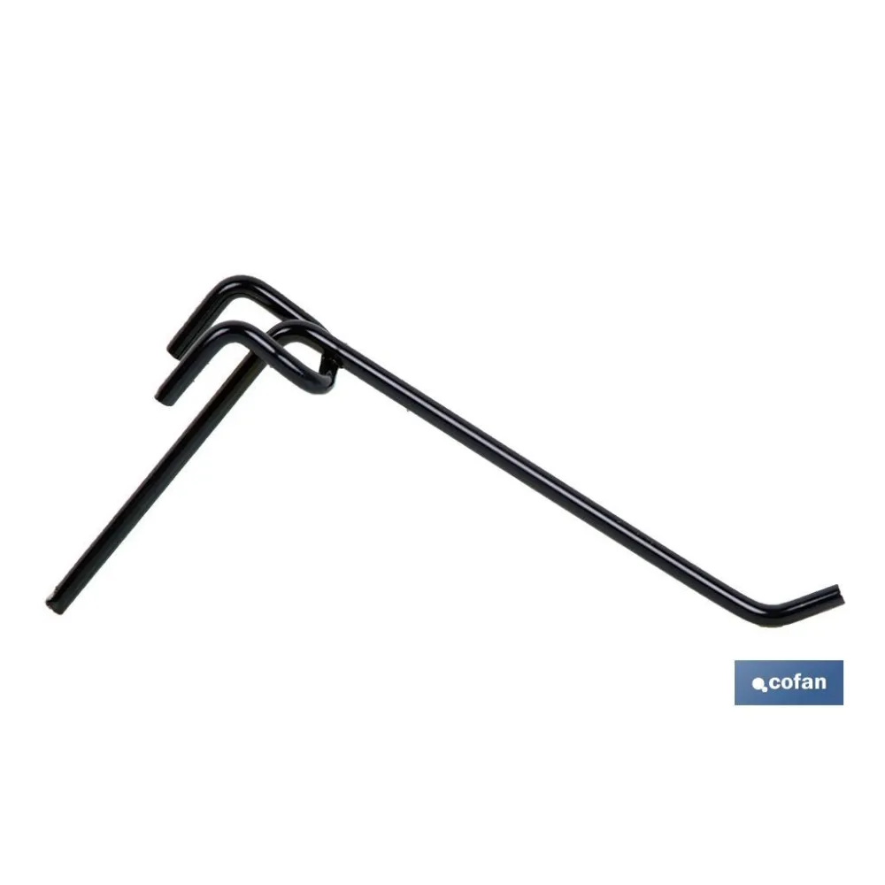 Comprar GANCHO SENCILLO AZUL 12 CMS (PACK:  Cofan | almacendeferreteriacor.es
