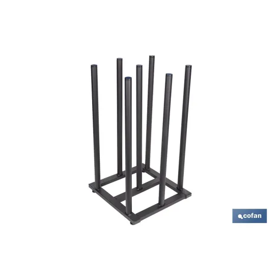 Comprar EXPOSITOR VERTICAL PARA HULES 7 ROL Cofan | almacendeferreteriacor.es