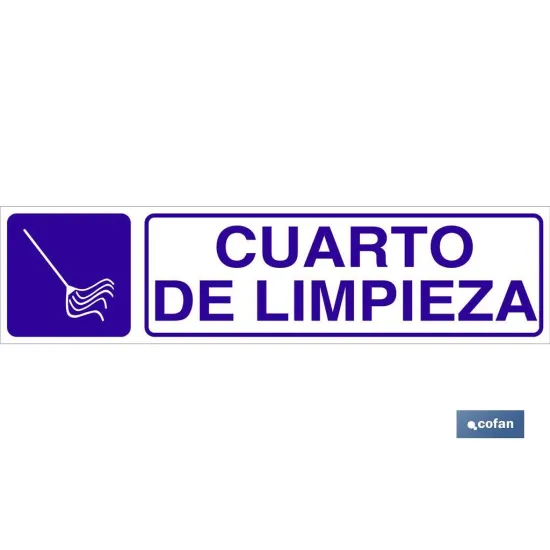 Comprar SEÑAL GLASSPACK ADHESIVA 175X45MM.  Cofan | almacendeferreteriacor.es
