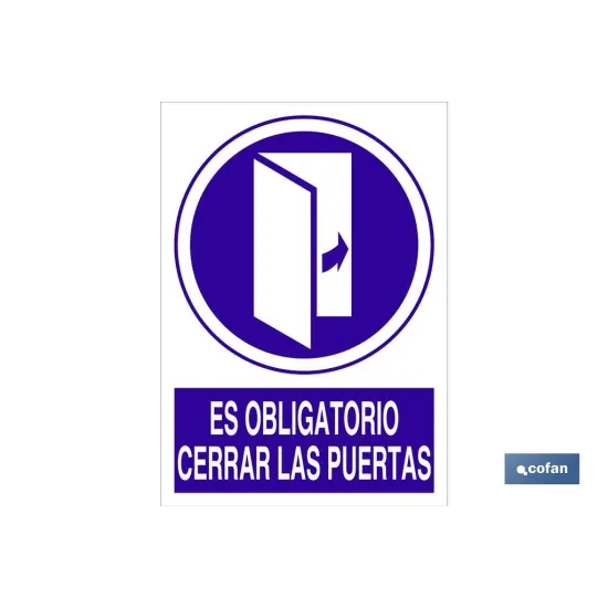 Comprar SEÑAL POLIESTIRENO 297X210MM. (PACK Cofan | almacendeferreteriacor.es