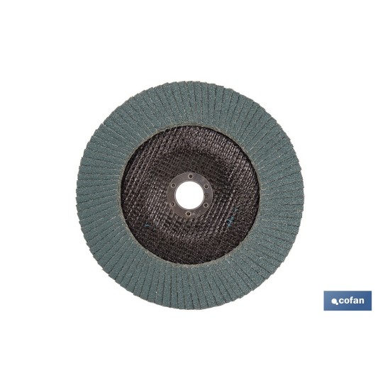DISCO LAMINADO PROFESIONAL INCLINADO 178 MM. - GRANO 40 ZIRCONIO