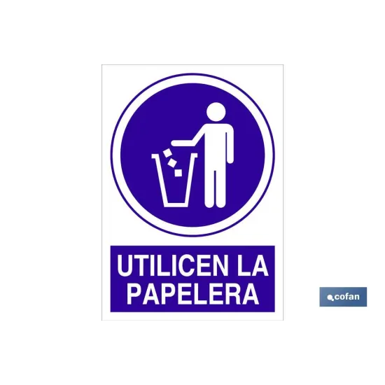Comprar SEÑAL POLIESTIRENO 297X210MM. (PACK Cofan | almacendeferreteriacor.es