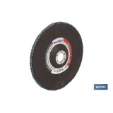 DISCO LAMINADO PROFESIONAL INCLINADO 178 MM. - GRANO 40 ZIRCONIO