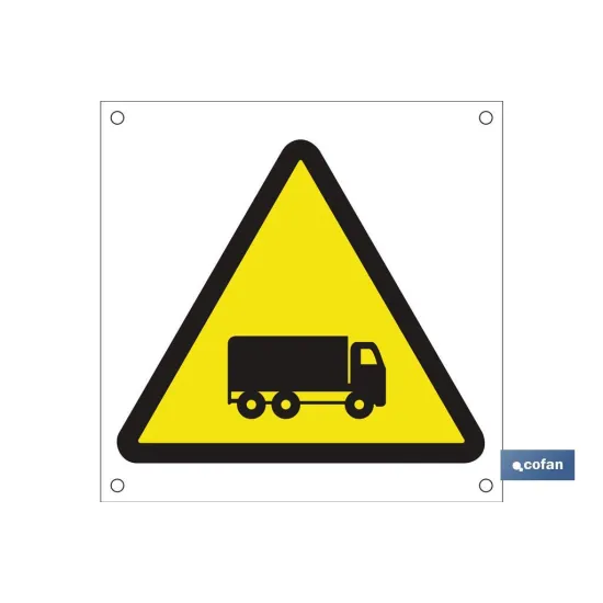 Comprar SEÑAL POLIPROPILENO CELULAR 600X600 Cofan | almacendeferreteriacor.es