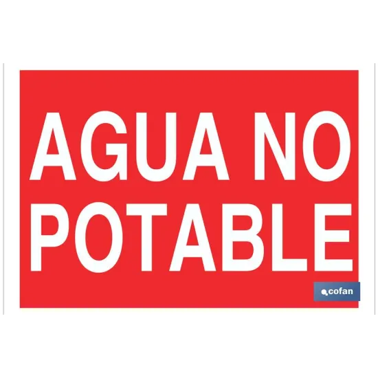 Comprar SEÑAL POLIESTIRENO 297X210MM (PACK: Cofan | almacendeferreteriacor.es