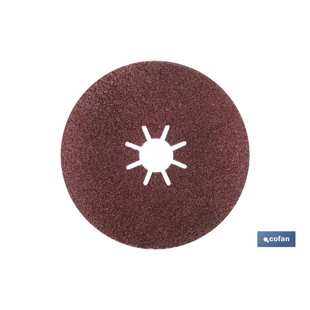 DISCO FIBRA 115 MM. - GRANO 24 Venta unitaria