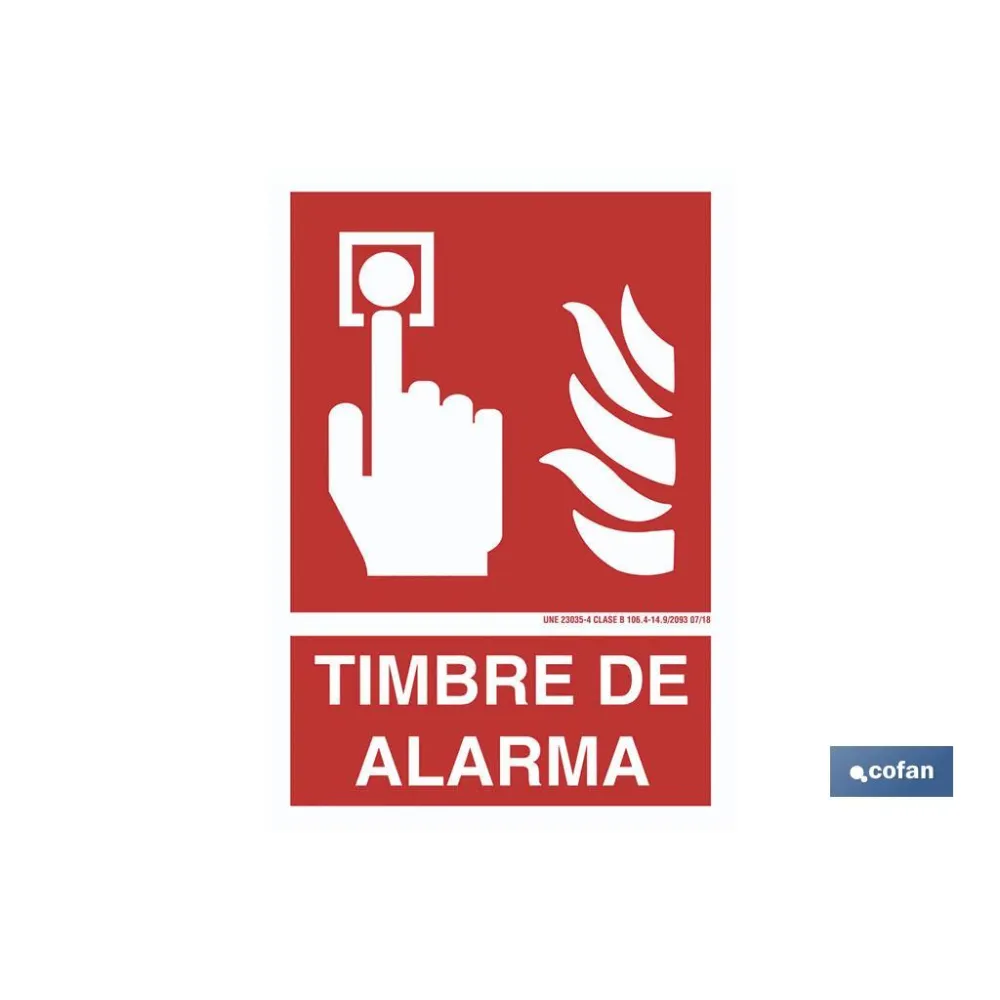 Comprar SEÑAL LUMINISCENTE 210X148MM. (PACK Cofan | almacendeferreteriacor.es
